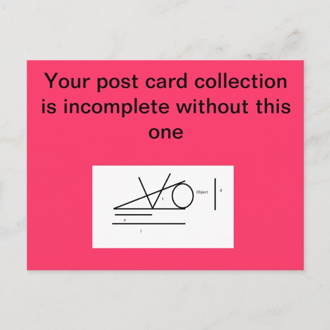 Wedge Fringe silly post card (Front)