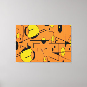 Wedge of the Atomic Monster - Ken Gauge MCM Art Canvas Print