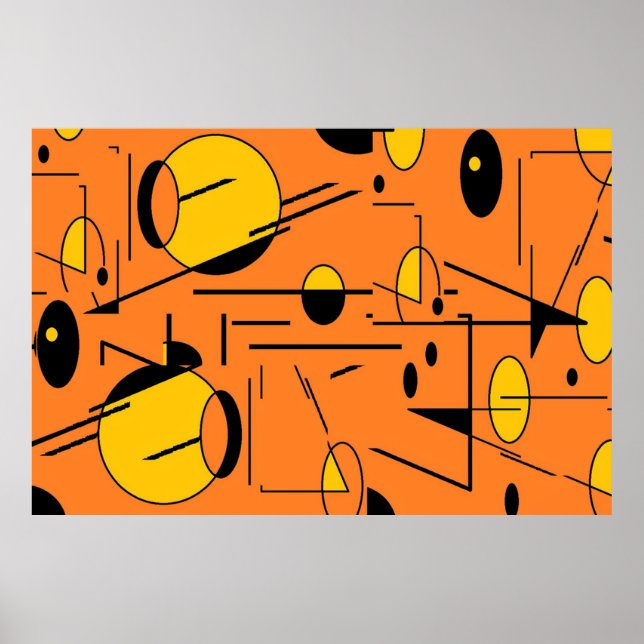 Wedge of the Atomic Monster - Ken Gauge MCM Art Poster (Front)