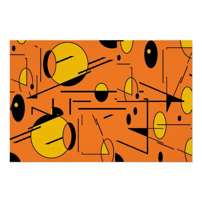 Wedge of the Atomic Monster - Ken Gauge MCM Art Poster (Front)