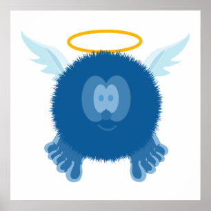 Wedgewood Angel Pom Pom Pal Poster Print