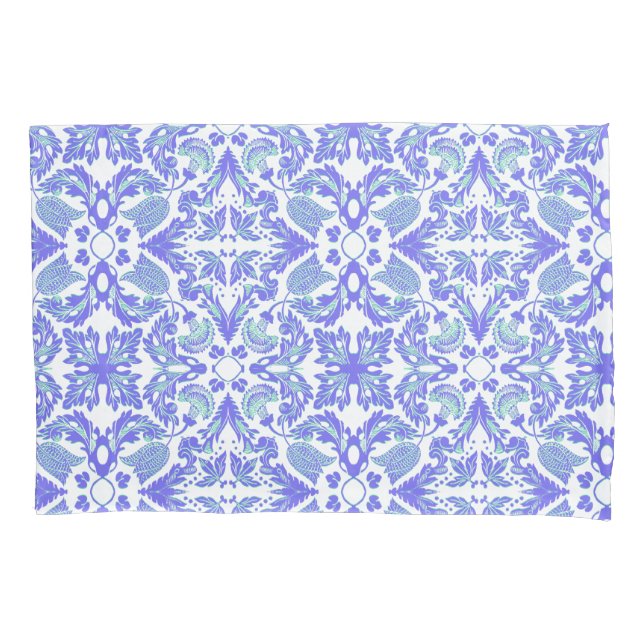 Wedgewood Floral  Pillowcase (Front-Left)