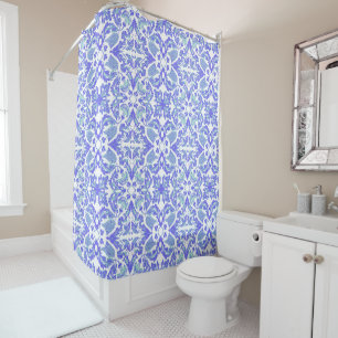 Wedgewood Floral Shower Curtain