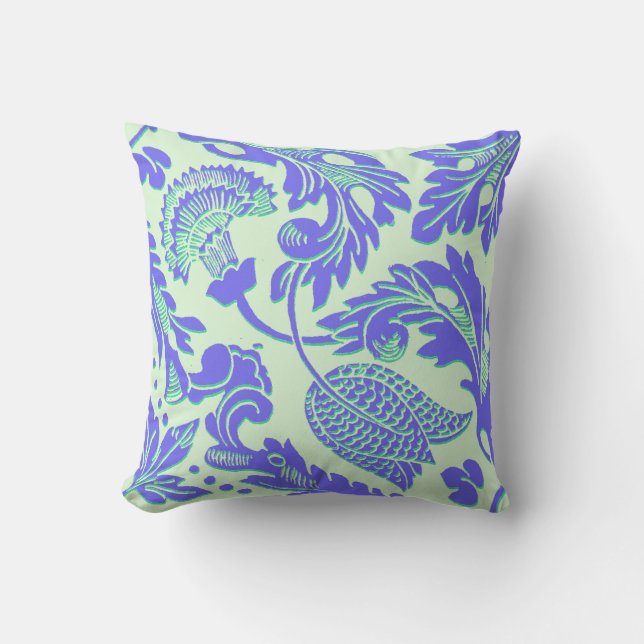 Wedgewood - Vintage Mod Flower Pillow (Front)