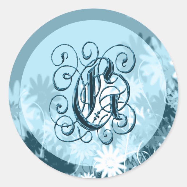 Wedgewood Wedding Monogram G Seal (Front)