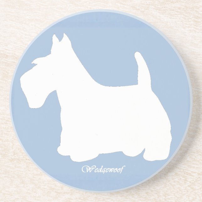 Wedgewoof Scottish Terrier Coaster (Front)