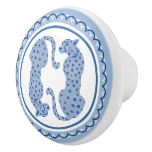 Wedgwood Cheetahs Ceramic Drawer Pull