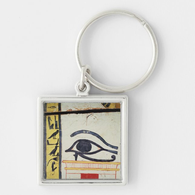 Wedjat Eye, detail from the sarcophagus cover of t Key Ring (Front)
