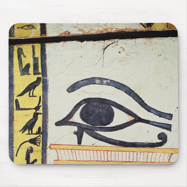 Wedjat Eye, detail from the sarcophagus cover of t Mouse Mat (Front)