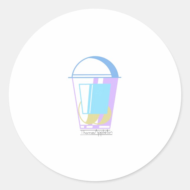 Wednesday Eggs (Egg Design Sticker) Classic Round Sticker (Front)