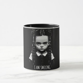 Wednesday mood pilow - I am smiling Cushion Mug