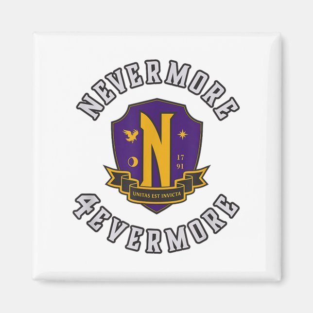 Wednesday - Nevermore 4evermore _1  Magnet (Front)