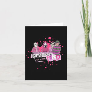 Weds. We Wear Nk Horror Villain Halloween Oct. Sok Card