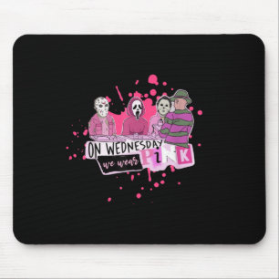 Weds. We Wear Nk Horror Villain Halloween Oct. Sok Mouse Mat
