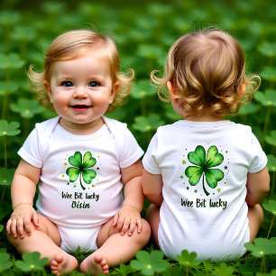 Wee Bit Lucky for Pint-Sized Charmers Baby Bodysuit