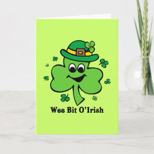 Wee Bit O'Irish Card
