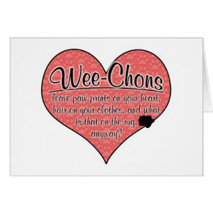 Wee-Chon Paw Prints Dog Humour