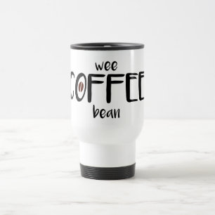 Wee Coffee (One) Bean - White Travel/Commuter Cup