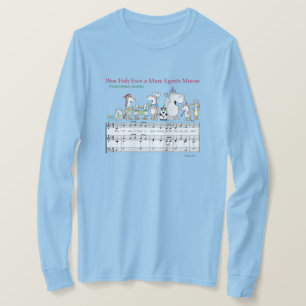 WEE FISH EWE A MARE EGRETS MOOSE Sandra Boynton T- T-Shirt