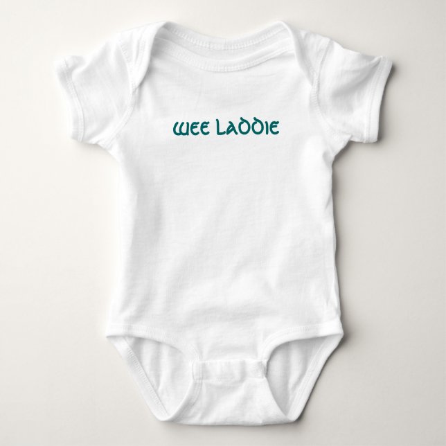 wee laddie - onsie baby bodysuit (Front)