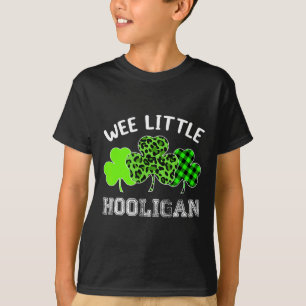 Wee Little Hooligan Irish St Patricks Day Girls Bo T-Shirt