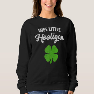 Wee Little Hooligan Kids Boys St Patrick's Day Sweatshirt