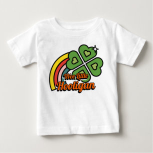 Wee Little Hooligan St. Patrick's Day Clover Baby T-Shirt