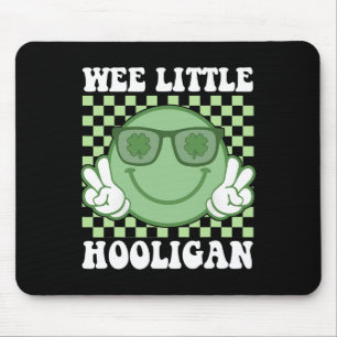 Wee Little Hooligan St Patricks Day Shirt Toddler Mouse Mat