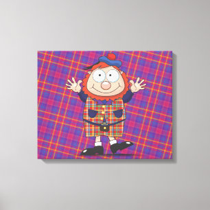 Wee man canvas print