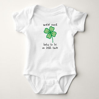 Wee one-lucky to be an Irish twin - baby bodysuit