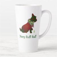 Wee Scottie Dog Right-hand Merry Ruff! Ruff!