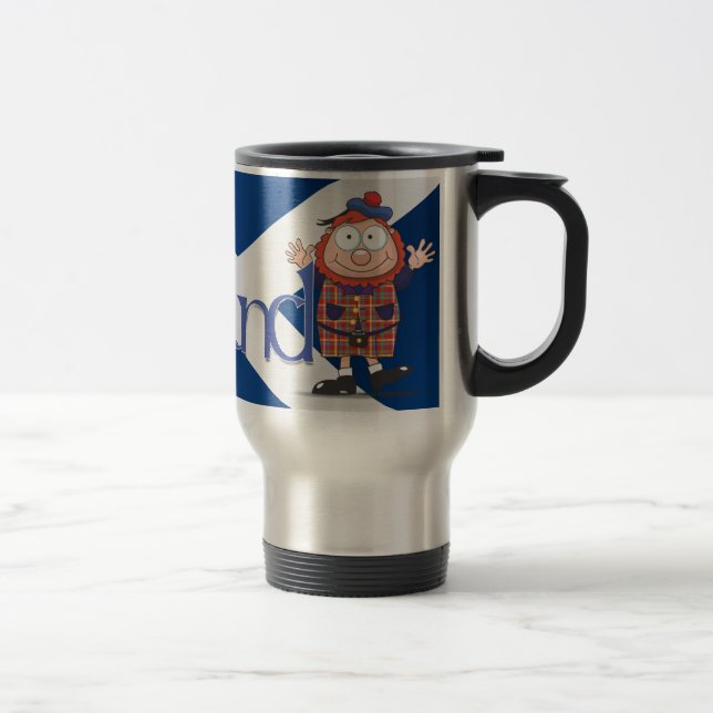 Wee Scottish guy Travel Mug (Right)