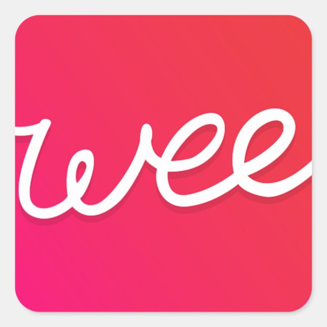 Wee Stickers! Square Sticker (Front)