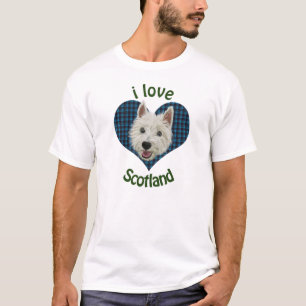 Wee Westie, I Love Scotland T-Shirt