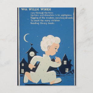 Wee Willie Winkie Postcard