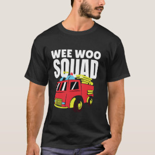 Wee Woo Squad Fire Truck Kid s Fun Costume Tee