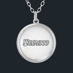 WEEABOO SILVER PLATED NECKLACE<br><div class="desc">Weeaboo pride.

Globe Trotters specialises in idiosyncratic imagery from around the globe. Here you will find unique Greeting Cards,  Postcards,  Posters,  Mousepads and more.</div>