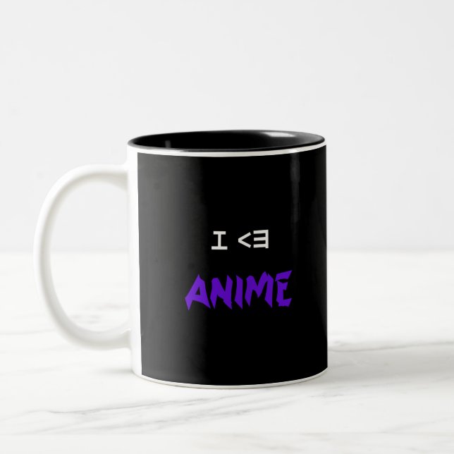Weeb Shirt Two-Tone Coffee Mug (Left)
