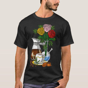Weed And bear coffee gift T-Shirt