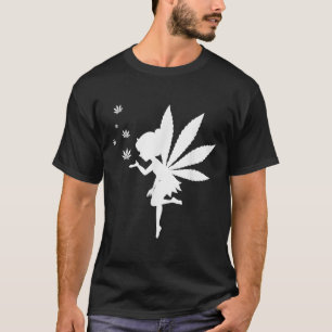 Weed Fairy Fantasy Leaf Stoner Pot Smoker T-Shirt