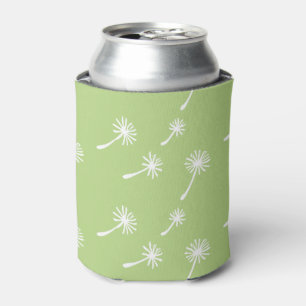 Weed Happens cute cynical dandelion Funny Vintage Can Cooler