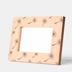 Weed Happens cute cynical dandelion Funny Vintage Etched Frames