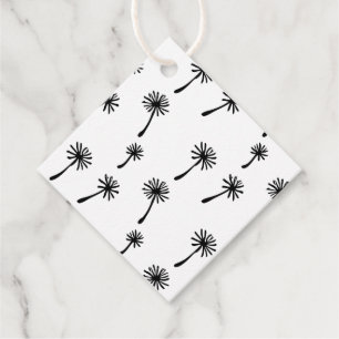 Weed Happens cute cynical dandelion Funny Vintage Favour Tags