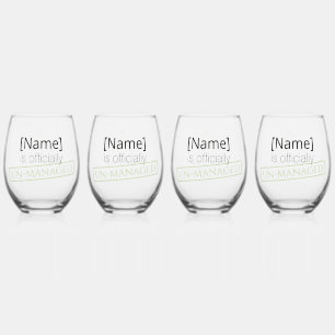 Weed Happens cute cynical dandelion Funny Vintage Stemless Wine Glass