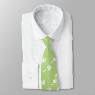 Weed Happens cute cynical dandelion Funny Vintage Tie