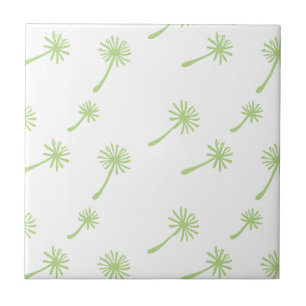Weed Happens cute cynical dandelion Funny Vintage Tile