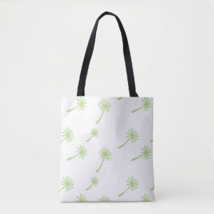 Weed Happens cute cynical dandelion Funny Vintage Tote Bag