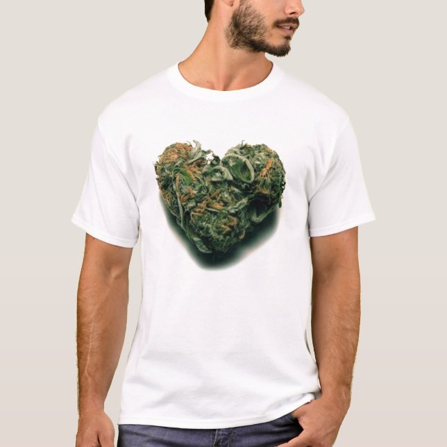 weed heart T-Shirt (Front)
