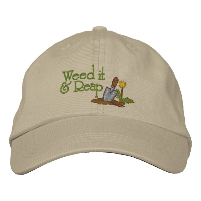 Weed It Embroidered Hat (Front)