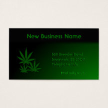 Weed Leaf Emerald Green